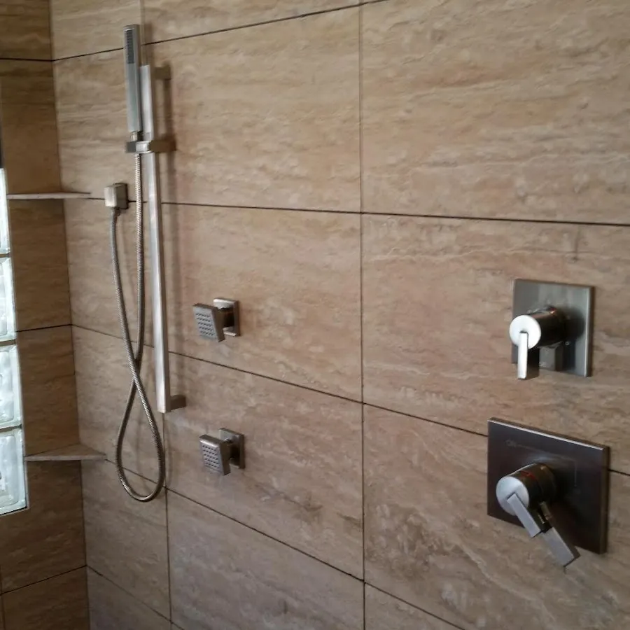 Shower fixture installation for Water Heater Replacement in Dalton